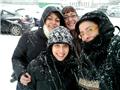 Matia Luisa Elena lucilla - snow day in Tuscany (it does snow sometimes!)